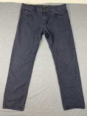 Boss Straight-Leg Jeans in Gray